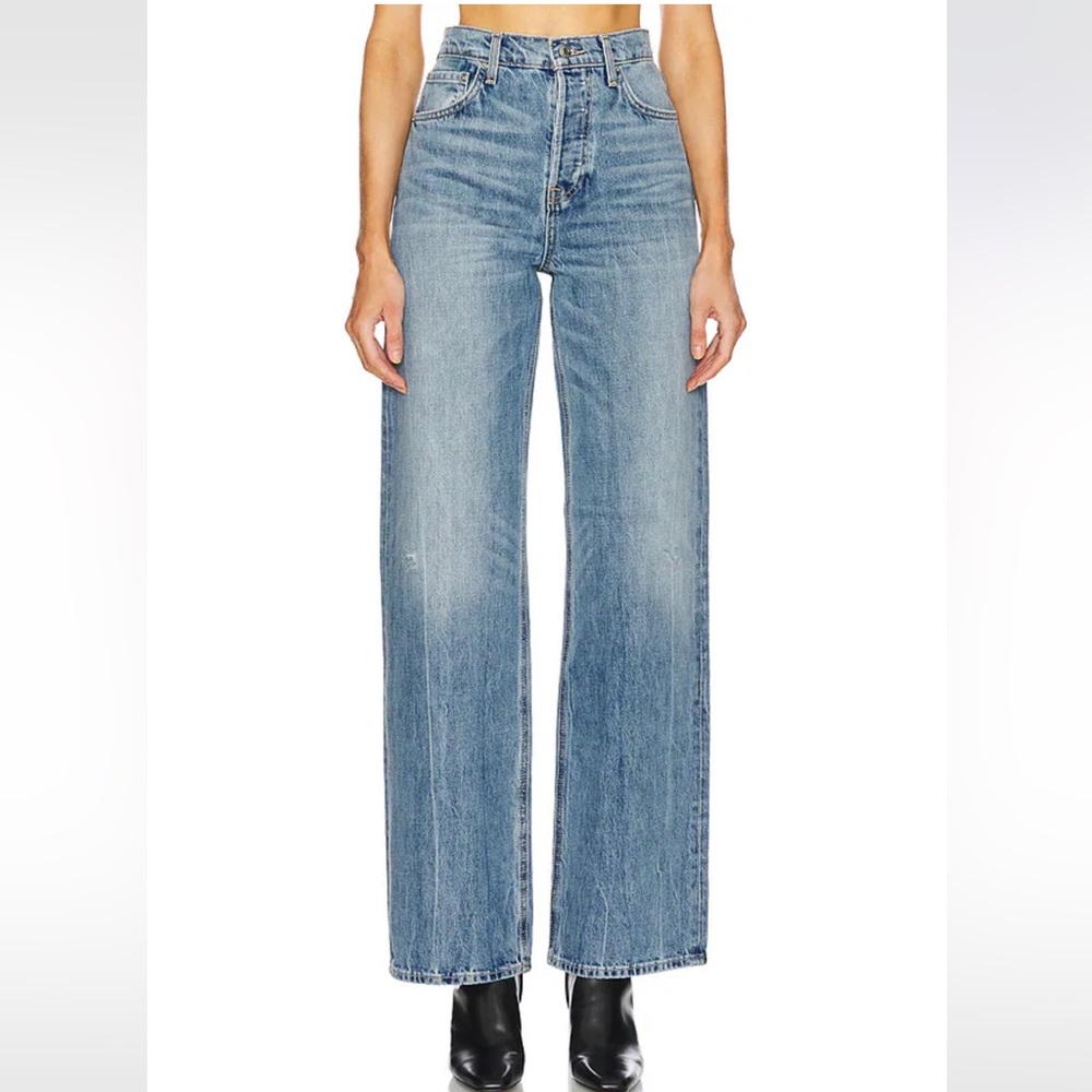 Brooklyn High Rise Straight Jeans Breckenridge Size 30 Classic Timeless Denim